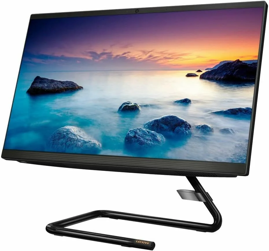 کامپیوتر همه کاره Lenovo IdeaCentre 3 22IMB05 F0EV008FUS - پردازنده دو هسته ای Intel Pentium Gold G6400T با فرکانس 3.40 گیگاهرتز - 4 گیگابایت رم DDR4 SDRAM - 1 ترابایت HDD - صفحه نمایش 21.5 اینچی Full HD 1920 x 1080 - دسکتاپ