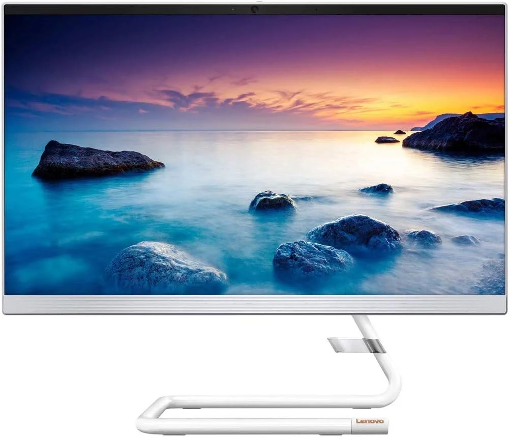 کامپیوتر همه کاره لنوو مدل A340-22IWL F0EB00F7AX با پردازنده Intel Core i3 10110U 2.1 GHZ، رم 4 گیگابایت، حافظه 1 ترابایت، DVD±RW، صفحه نمایش 21.5 اینچ FHD WIFI+CAM، کارت گرافیک Intel HD و سیستم عامل Windows 10