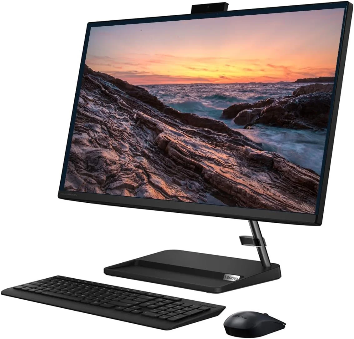 کامپیوتر همه کاره Lenovo 2023 IdeaCentre 3، دسکتاپ حرفه ای تجاری، صفحه نمایش لمسی 27 اینچی FHD، پردازنده Intel Core i7-13620H، رم 64 گیگابایتی، SSD 2 ترابایتی PCIe، وب کم، HDMI، Wi-Fi 6، ماوس و کیبورد بی سیم، ویندوز 11 پرو