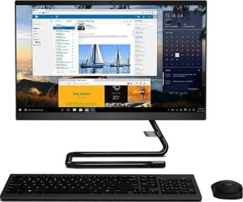 کامپیوتر همه کاره لنوو Idea Centre Aio A340-22IWL به همراه کیبورد و ماوس AR (پردازنده Intel Core i3-10110U، رم 4 گیگابایت، هارد دیسک 1 ترابایت، صفحه نمایش 21.5 اینچ FHD، مشکی)