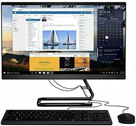 کامپیوتر رومیزی همه کاره 24 اینچی FHD لنوو IdeaCentre AIO 3، پردازنده AMD Ryzen 5 4500U تا 4.0 گیگاهرتز، 16 گیگابایت DDR4، 1 ترابایت NVMe SSD + 2 ترابایت HDD، DVD-RW، ویندوز 10، پد ماوس TWE