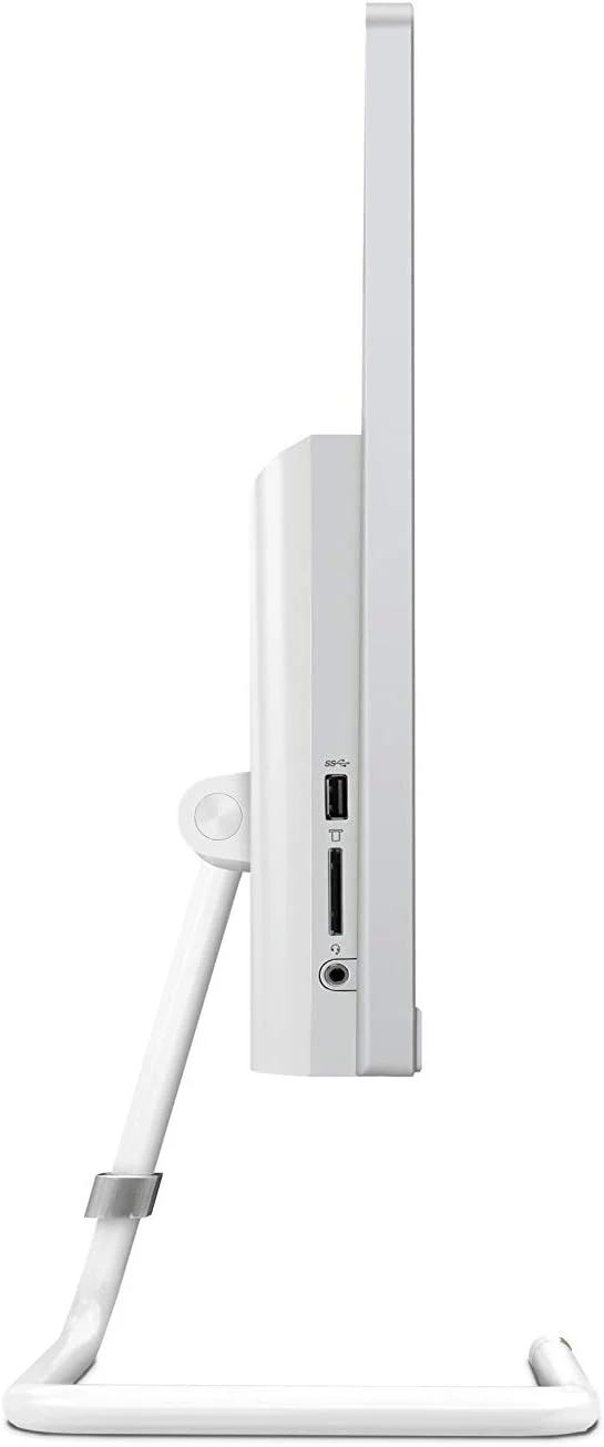 کامپیوتر همه کاره لنوو IdeaCentre A340 با صفحه نمایش 21.5 اینچی FHD IPS (پردازنده نسل دهم Intel Core i3/8GB رم/1TB HDD/ویندوز 10/آفیس 2019/دارای DVD±RW باریک/دوربین HD 720p/کیبورد و ماوس بی‌سیم)، سفید مات F0EB00CRIN