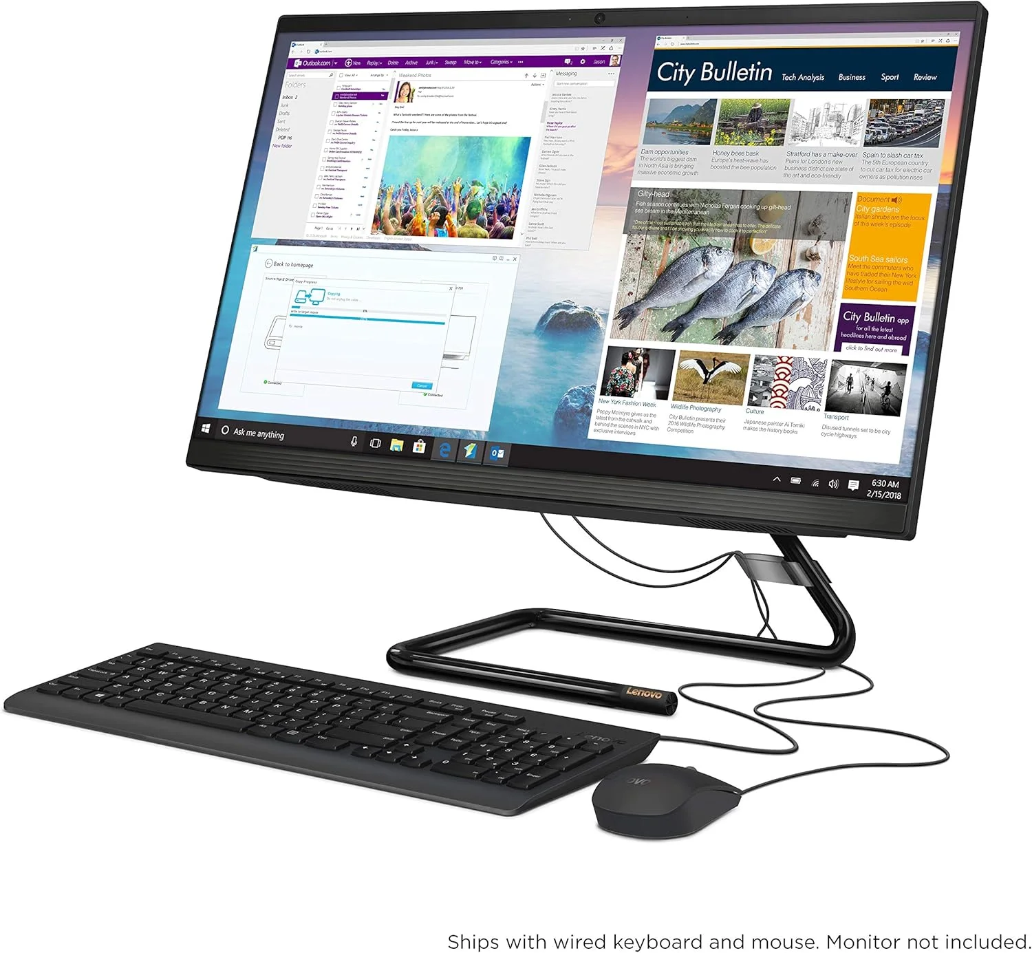 کامپیوتر همه کاره 24 اینچی Lenovo IdeaCentre AIO 3، پردازنده موبایل AMD Ryzen 3 4300U، گرافیک یکپارچه، 8 گیگابایت DDR4، 256 گیگابایت M.2 NVMe SSD، درایو DVD RW، ویندوز 10، F0EW005TUS، مشکی تجاری کامپیوتر همه کاره 24 اینچی Lenovo IdeaCentre AIO 3، پردازنده موبایل AMD Ryzen 3 4300U، گرافیک یکپارچه، 8 گیگابایت DDR4، 256 گیگابایت M.2 NVMe SSD، درایو DVD RW، ویندوز 10، F0EW005TUS، مشکی تجاری