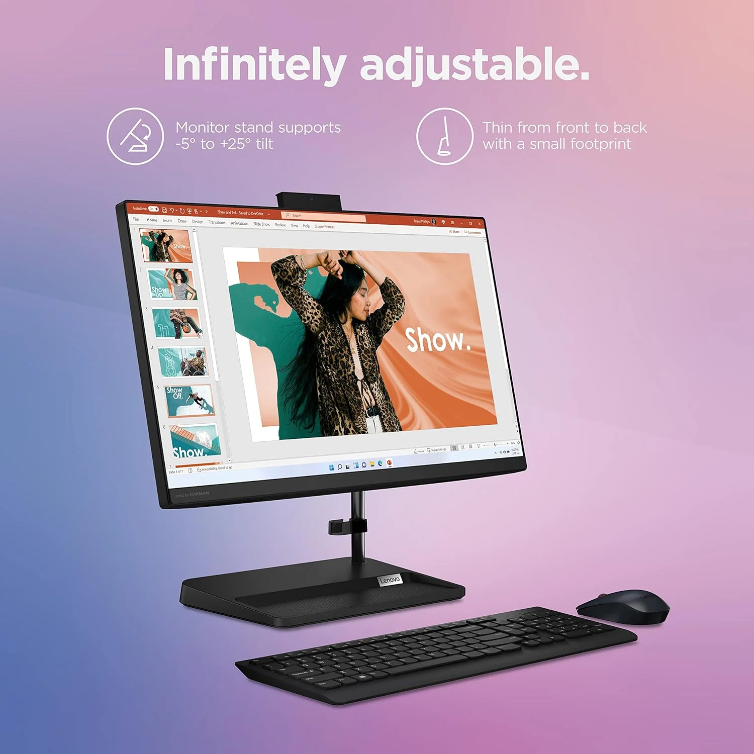 کامپیوتر همه کاره 22 اینچی Lenovo IdeaCentre AIO 3i، پردازنده Intel Core i3-1115G4، گرافیک یکپارچه، صفحه نمایش لمسی FHD، رم 8 گیگابایتی DDR4، حافظه SSD 256 گیگابایتی M.2، درایو DVD RW، ویندوز 11، F0G5006JUS، مشکی کامپیوتر همه کاره 22 اینچی Lenovo IdeaCentre AIO 3i، پردازنده Intel Core i3-1115G4، گرافیک یکپارچه، صفحه نمایش لمسی FHD، رم 8 گیگابایتی DDR4، حافظه SSD 256 گیگابایتی M.2، درایو DVD RW، ویندوز 11، F0G5006JUS، مشکی