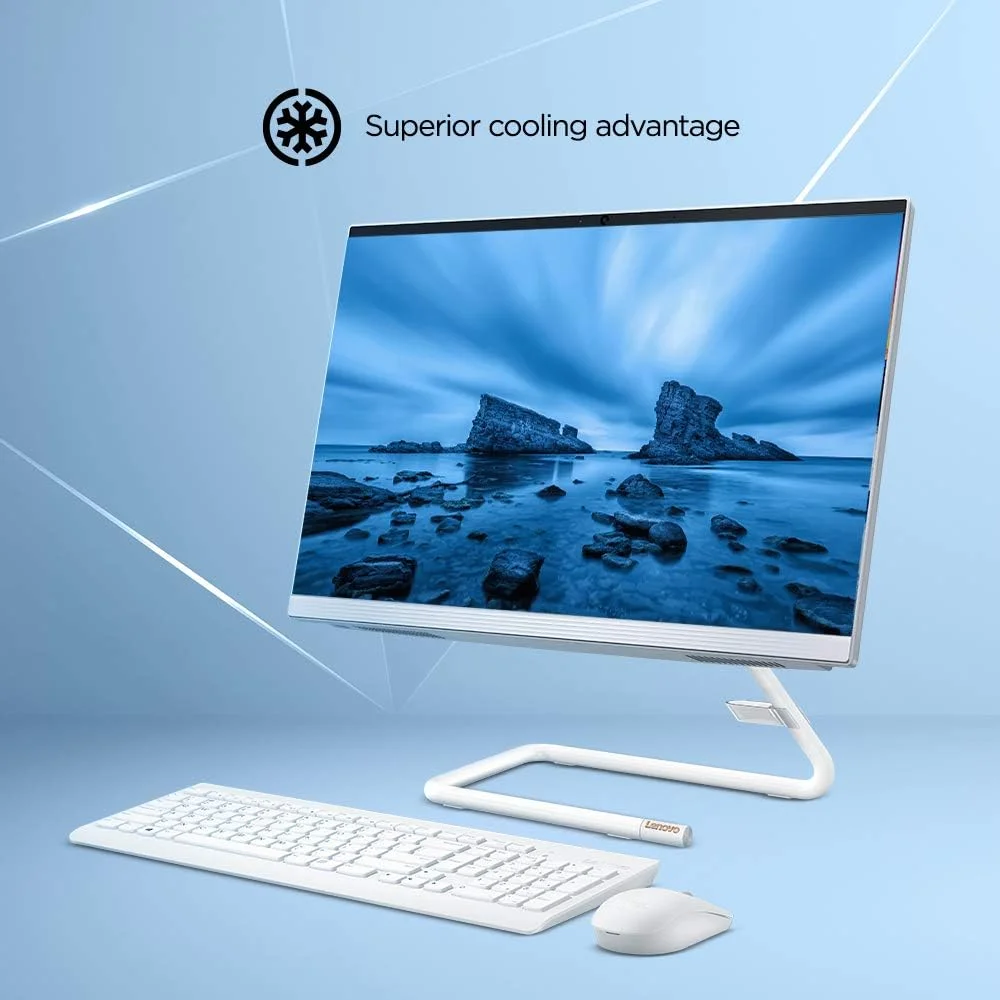 کامپیوتر همه کاره 21.5 اینچی FHD لنوو IdeaCentre AIO 3 (پردازنده AMD Ryzen 3/ رم 8 گیگابایت/ هارد 1 ترابایت/ ویندوز 10/ آفیس 2019/ گرافیک AMD Radeon یکپارچه/ دوربین HD 720p/ کیبورد و ماوس بیسیم) سفید مه آلود F0EX0082IN کامپیوتر همه کاره 21.5 اینچی FHD لنوو IdeaCentre AIO 3 (پردازنده AMD Ryzen 3/ رم 8 گیگابایت/ هارد 1 ترابایت/ ویندوز 10/ آفیس 2019/ گرافیک AMD Radeon یکپارچه/ دوربین HD 720p/ کیبورد و ماوس بیسیم) سفید مه آلود F0EX0082IN