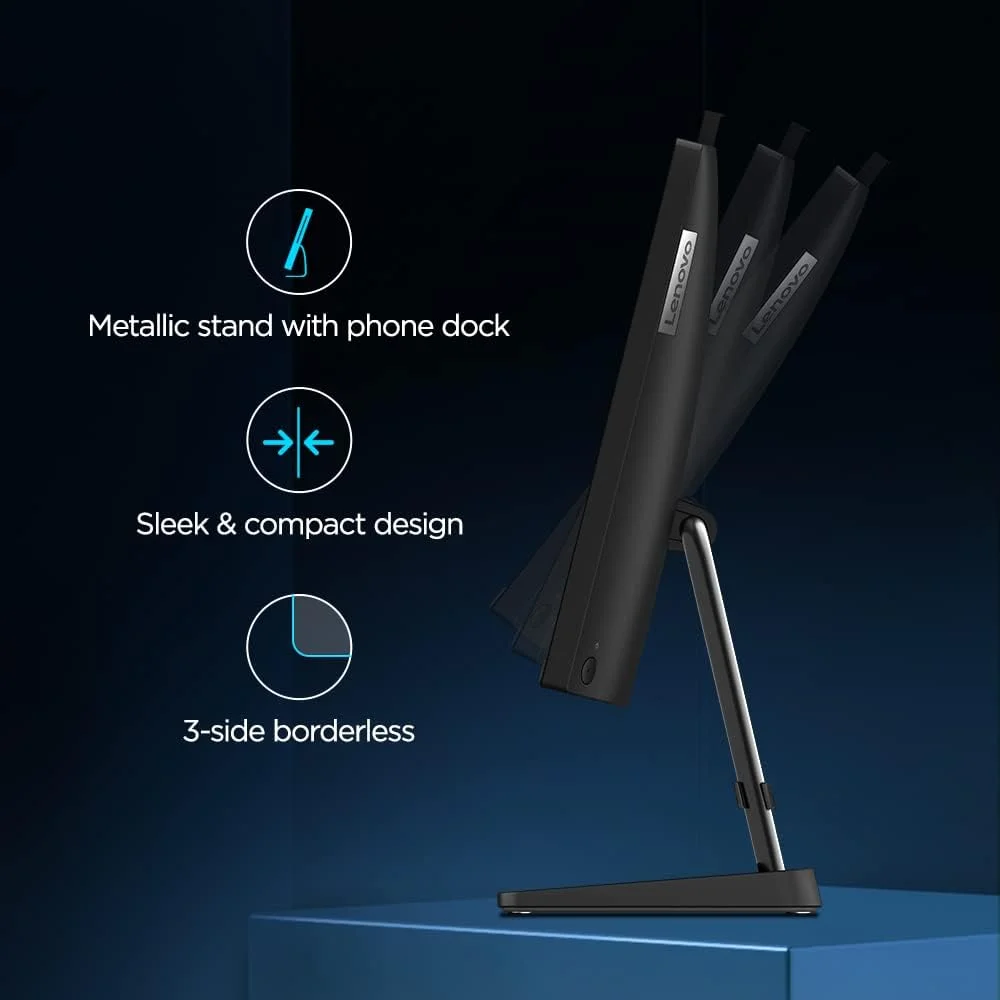 کامپیوتر همه کاره لنوو IdeaCentre AIO 3 با پردازنده نسل 11 اینتل Core i3، صفحه نمایش 21.5 اینچی FHD IPS بدون حاشیه در 3 طرف، دارای الکسا (8 گیگابایت رم/512 گیگابایت SSD/ویندوز 11/آفیس 2021/وب کم HD 720p/بلندگوها/کیبورد و ماوس سیمی) کامپیوتر همه کاره لنوو IdeaCentre AIO 3 با پردازنده نسل 11 اینتل Core i3، صفحه نمایش 21.5 اینچی FHD IPS بدون حاشیه در 3 طرف، دارای الکسا (8 گیگابایت رم/512 گیگابایت SSD/ویندوز 11/آفیس 2021/وب کم HD 720p/بلندگوها/کیبورد و ماوس سیمی)