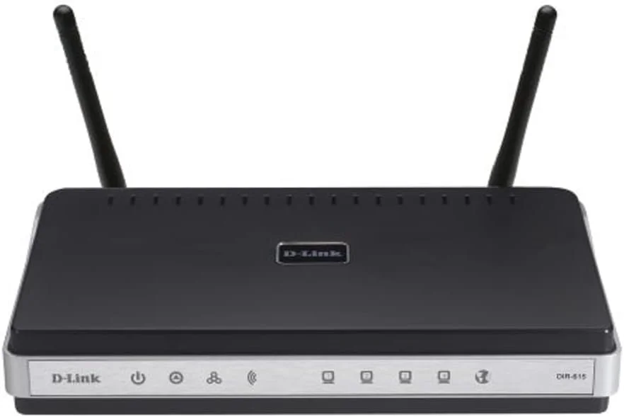 روتر بی‌سیم N دی-لینک DIR-615 با 4 پورت LAN 10/100Base-TX و 1 پورت WAN 10/100Base-TX - استاندارد IEEE 802.11n (پیش‌نویس) - 300 مگابیت بر ثانیه