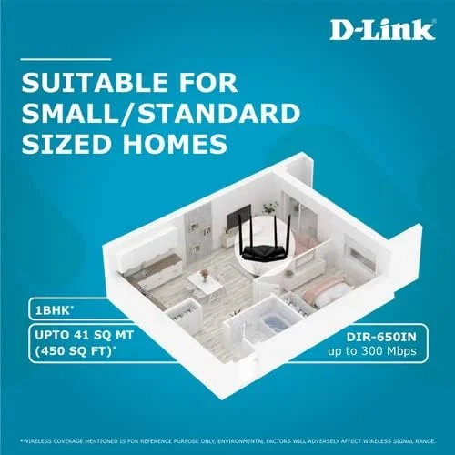 روتر بی سیم N300 دی-لینک مدل DIR-650IN، وای-فای