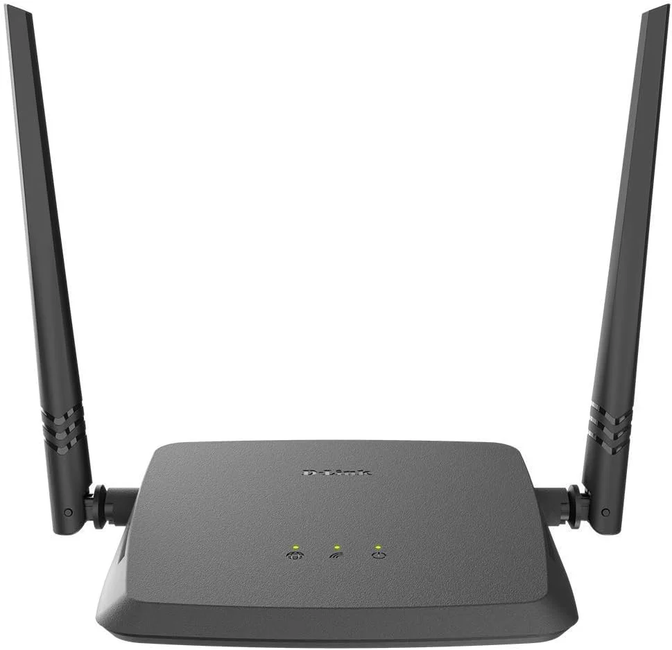روتر بی سیم تک باند D-Link DIR-612 Wireless N300 2.4 گیگاهرتز با 2 آنتن خارجی 5 dBi - مشکی