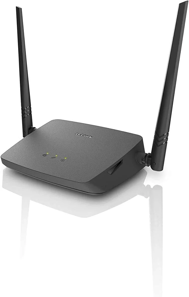 روتر بی سیم تک باند D-Link DIR-612 Wireless N300 2.4 گیگاهرتز با 2 آنتن خارجی 5 dBi - مشکی