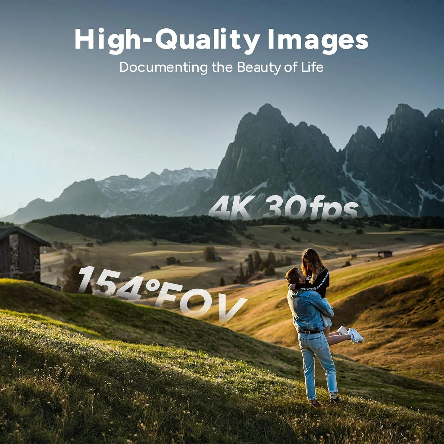 دوربین اکشن SJCAM C300 4K، عمر باتری 7 ساعته، تثبیت کننده 6 محوره، دوربین ورزشی با صفحه نمایش لمسی دوگانه، ضد آب تا 30 متر، دوربین ولاگینگ با کیت لوازم جانبی، مشکی، هدیه با کارت 64 گیگابایتی