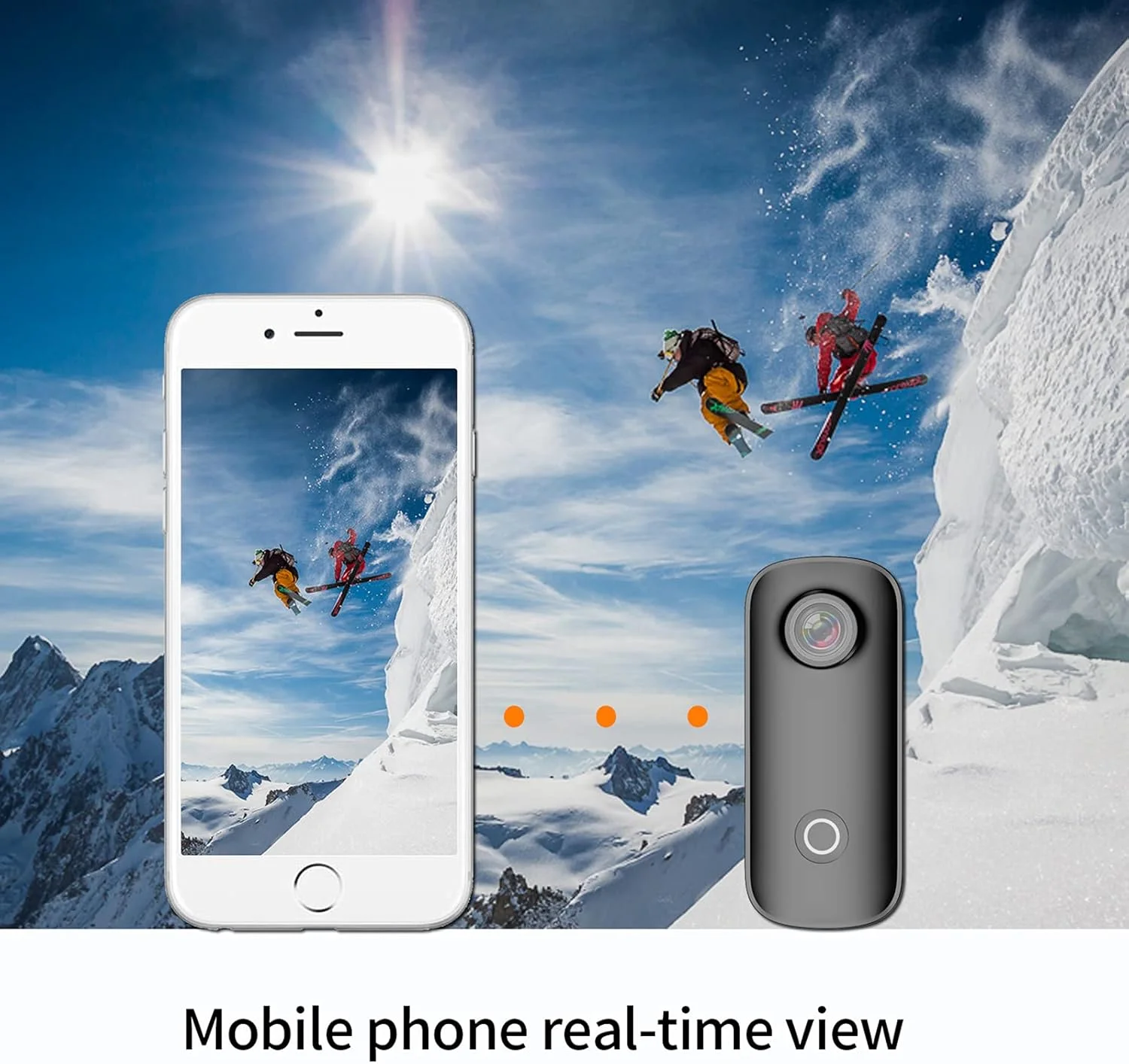 دوربین اکشن مینی وای فای SJCAM C100+ 4K30fps، دوربین بدنه پوشیدنی جیبی، مغناطیسی، کنترل برنامه، دوربین کوچک ولاگ زیر آب، دوربین کلاه ایمنی با کیت های نصب کارت SD، وزن 28 گرم، 6*2.5*1.5 سانتی متر دوربین اکشن مینی وای فای SJCAM C100+ 4K30fps، دوربین بدنه پوشیدنی جیبی، مغناطیسی، کنترل برنامه، دوربین کوچک ولاگ زیر آب، دوربین کلاه ایمنی با کیت های نصب کارت SD، وزن 28 گرم، 6*2.5*1.5 سانتی متر