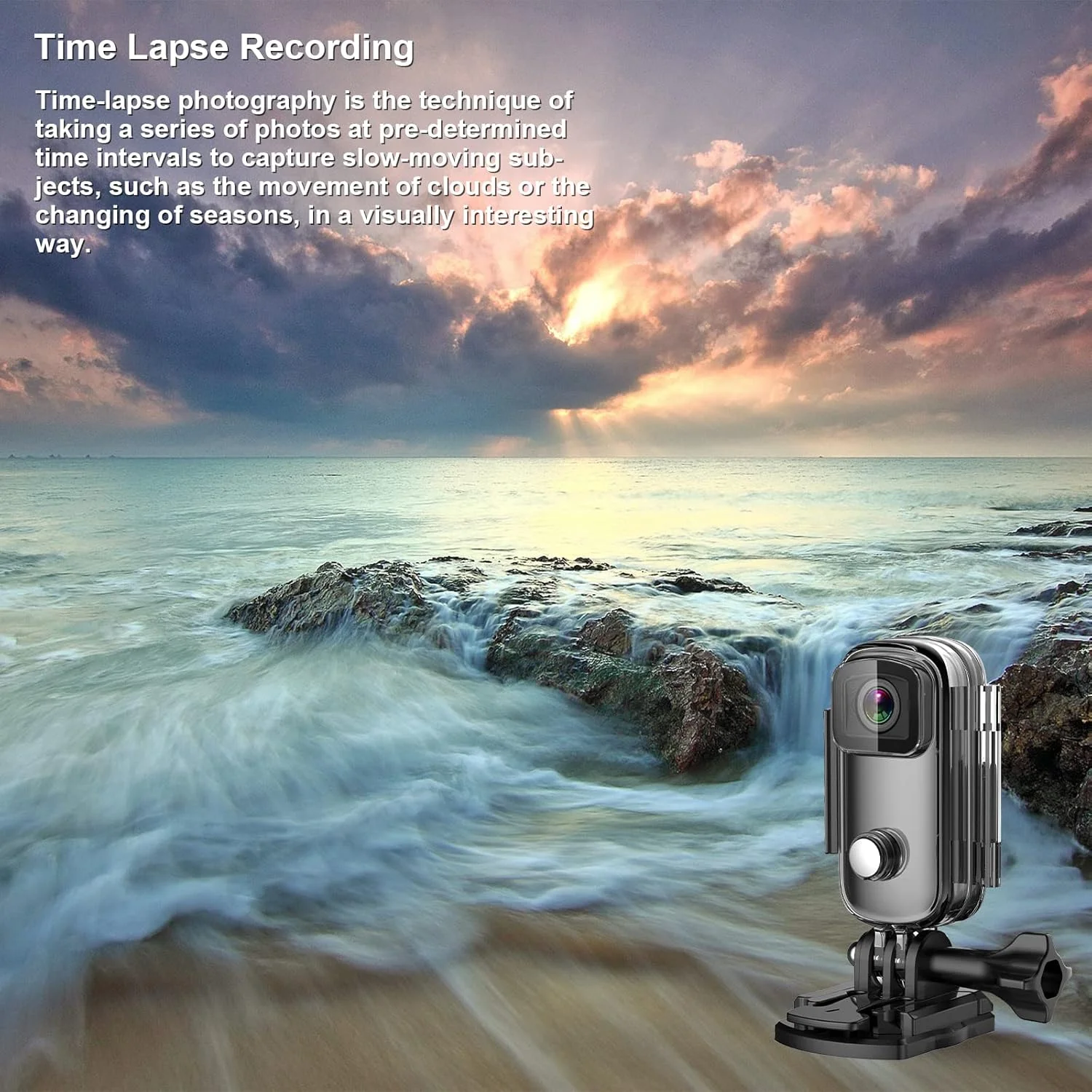 دوربین اکشن مینی وای فای SJCAM C100+ 4K30fps، دوربین بدنه پوشیدنی جیبی، مغناطیسی، کنترل برنامه، دوربین کوچک ولاگ زیر آب، دوربین کلاه ایمنی با کیت های نصب کارت SD، وزن 28 گرم، 6*2.5*1.5 سانتی متر دوربین اکشن مینی وای فای SJCAM C100+ 4K30fps، دوربین بدنه پوشیدنی جیبی، مغناطیسی، کنترل برنامه، دوربین کوچک ولاگ زیر آب، دوربین کلاه ایمنی با کیت های نصب کارت SD، وزن 28 گرم، 6*2.5*1.5 سانتی متر
