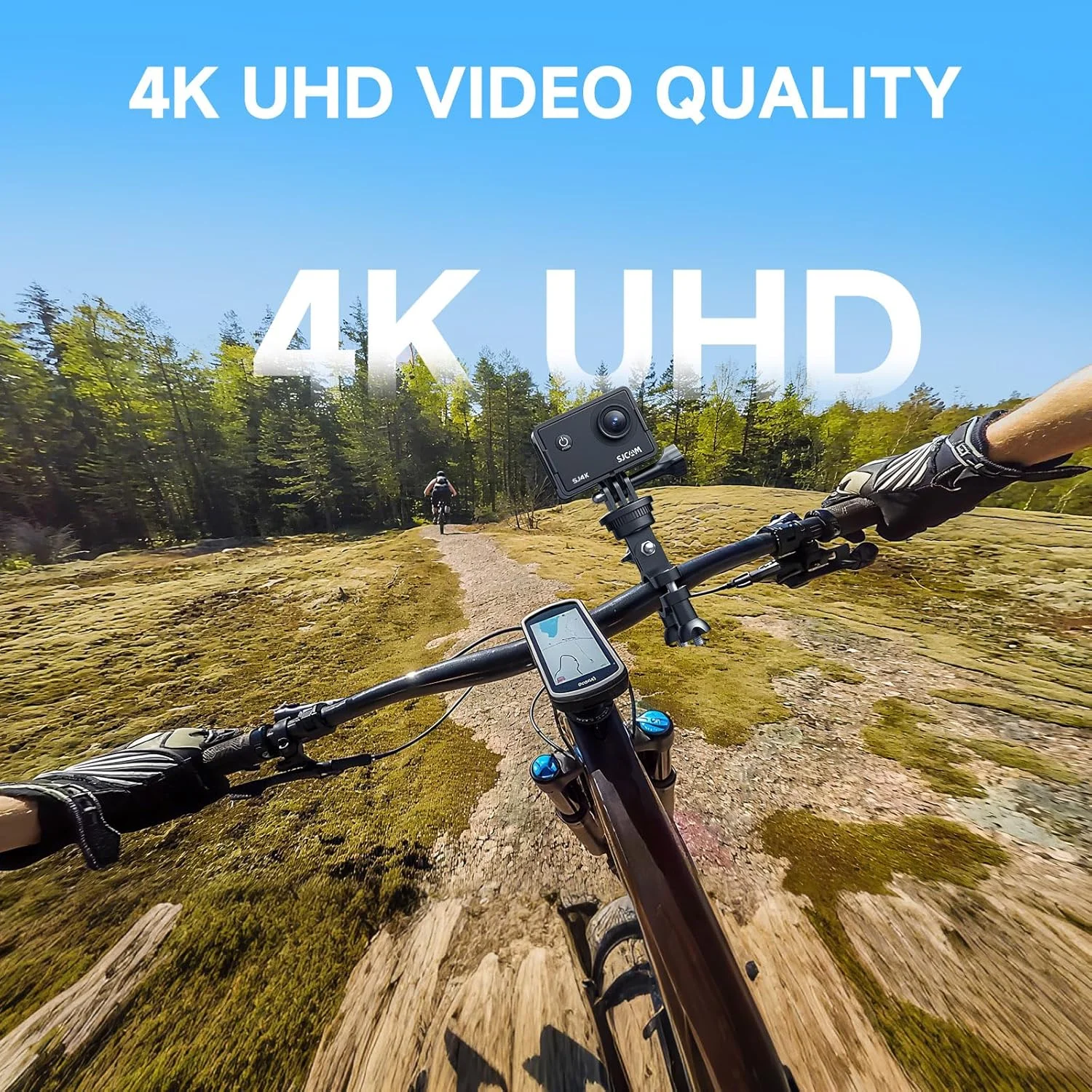 دوربین اکشن SJCAM SJ4000 4K30FPS 40MP WiFi، Ultra HD با EIS 170°FOV زوم 5X ضد آب 30 متری به همراه 2 باتری، کارت SD 32 گیگابایتی و کیت لوازم جانبی کلاه ایمنی دوربین اکشن SJCAM SJ4000 4K30FPS 40MP WiFi، Ultra HD با EIS 170°FOV زوم 5X ضد آب 30 متری به همراه 2 باتری، کارت SD 32 گیگابایتی و کیت لوازم جانبی کلاه ایمنی