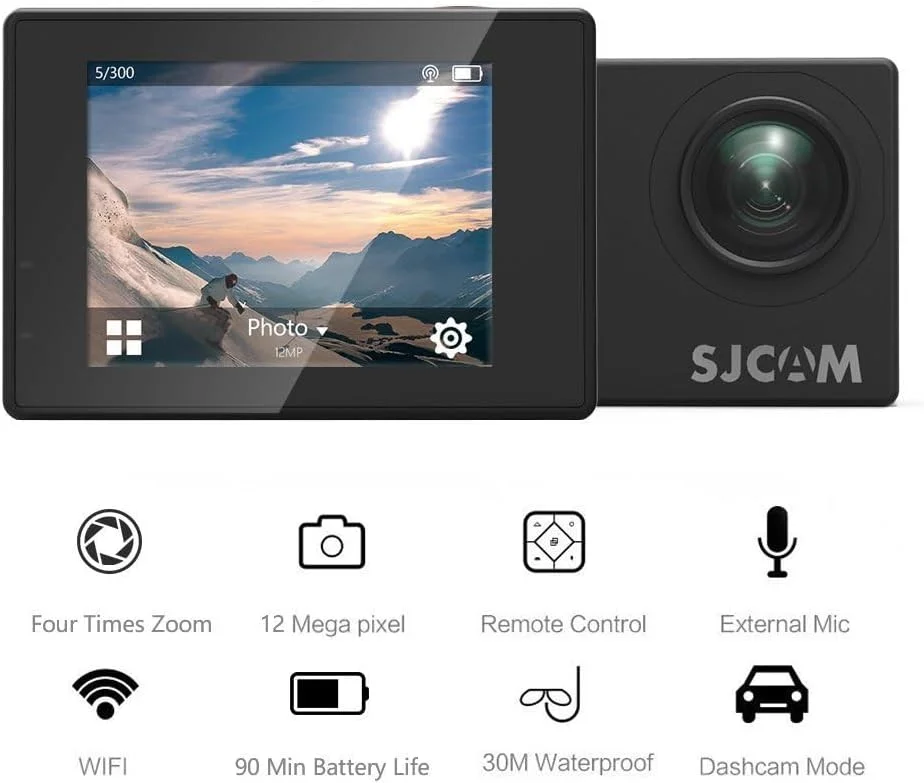 دوربین ورزشی SJCam SJ4000 12MP Wi-Fi مشکی