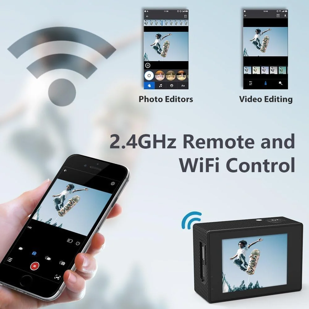 دوربین ورزشی SJCam SJ4000 12MP Wi-Fi مشکی