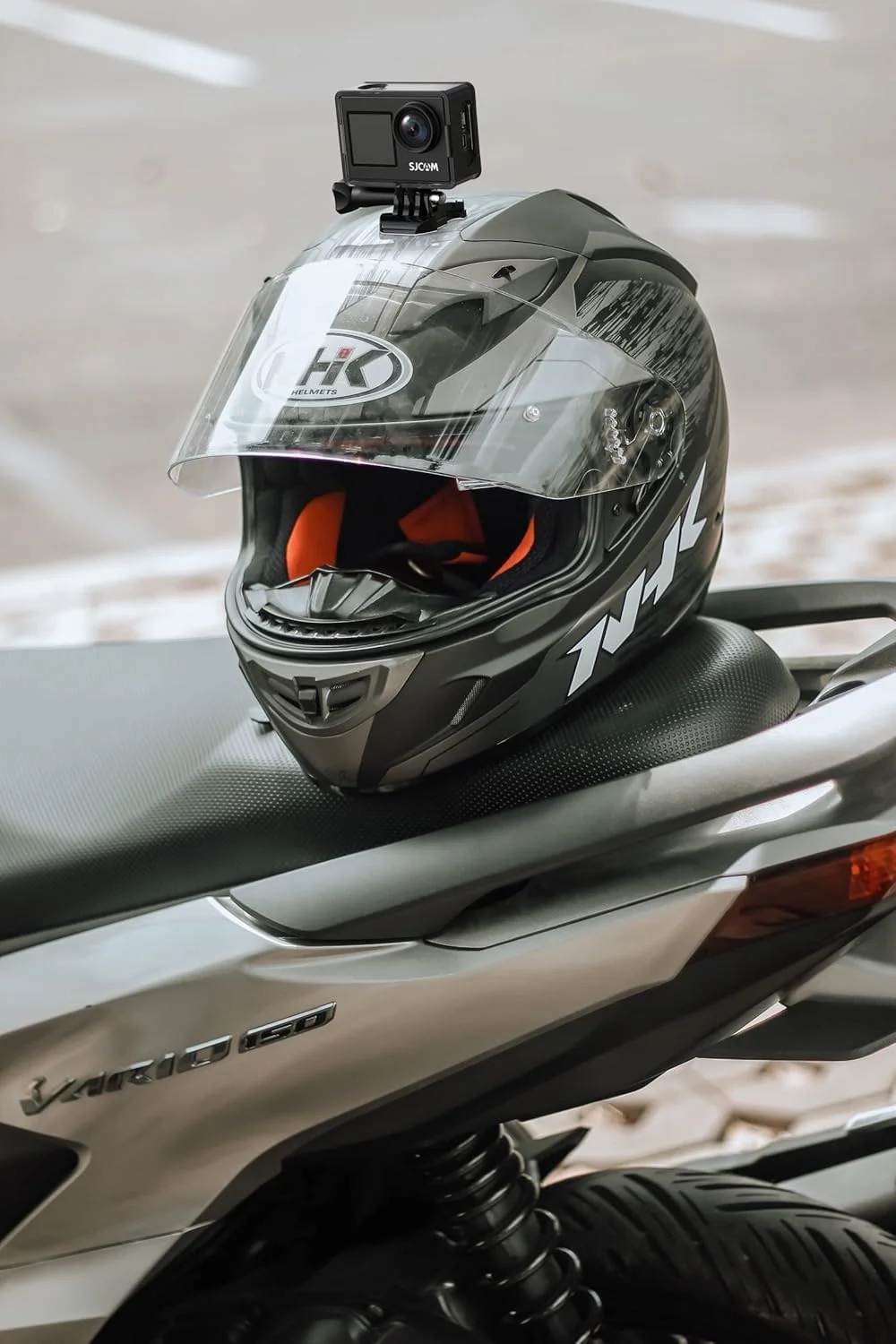 دوربین اکشن SJCAM SJ4000 با دو صفحه نمایش 4K 30FPS/16MP WiFi | زاویه دید فوق عریض 170 درجه | LCD 2.0 اینچی LTPS + صفحه نمایش دوگانه 1.3 اینچی | ضد آب تا 30 متر با کیس ضد آب | مشکی