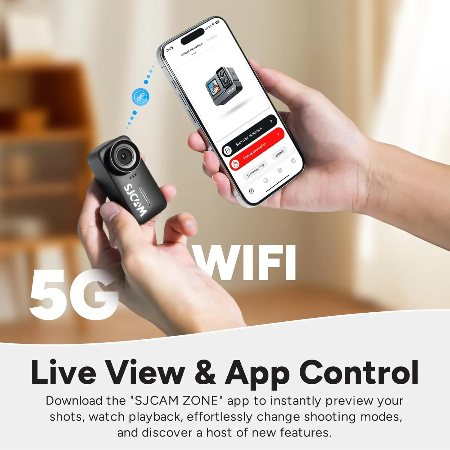 دوربین اکشن جیبی SJCAM C110+ Magnetic Combo، دوربین POV 4K، زاویه دید 170 درجه، تثبیت کننده 6 محوره، دوربین کوچک بدنه، ضد آب، پوشیدنی، POV قابل حمل، دارای بلندگو و میکروفون داخلی برای ولاگینگ، با کیت نصب کلاه ایمنی، مشکی