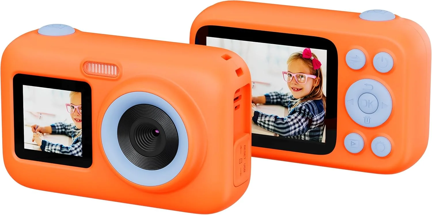 دوربین ورزشی SJCAM مدل FunCam Plus نارنجی صفحه نمایش 2.4 اینچ