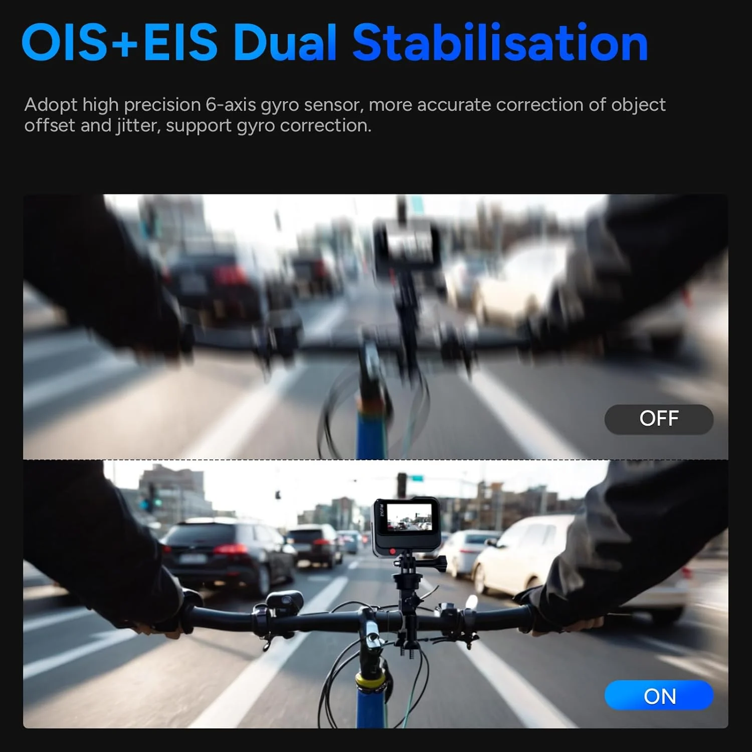 دوربین اکشن SJCAM SJ20 4K، لنز دوگانه F2.0/F1.3، میدان دید 154 درجه HDR، نور کم، باتری 1850mAh، تثبیت کننده، ضد آب، زوم 8X، کیت های کلاه ایمنی، پشتیبانی از میکروفون خارجی و کنترل از راه دور