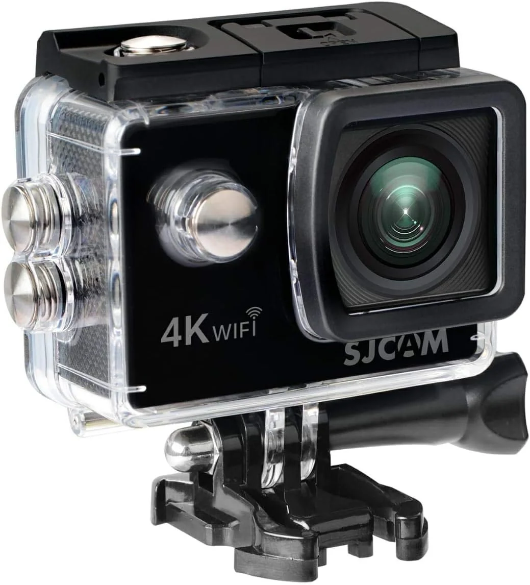 دوربین ورزشی SJCAM SJ4000 Air 4K Full HD WiFi ضد آب تا 30 متر به همراه دوربین فیلمبرداری DV ضد آب 16 مگاپیکسل