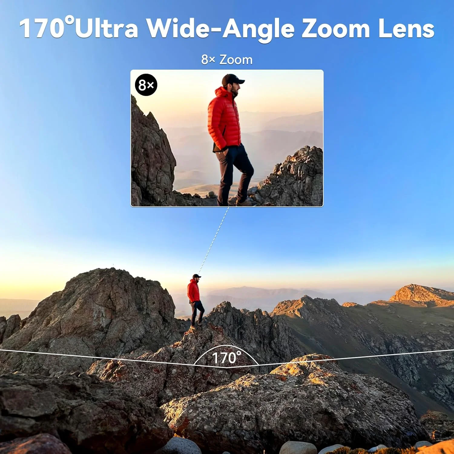 دوربین اکشن SJCAM SJ8PRO 4K60fps با تثبیت کننده، زاویه دید گسترده 170 درجه، دوربین ضد آب 131 فوتی با کنترل از راه دور، زوم آهسته 8X، دوربین ضد آب کلاه ایمنی برای موتور سیکلت/غواصی، صفحه لمسی