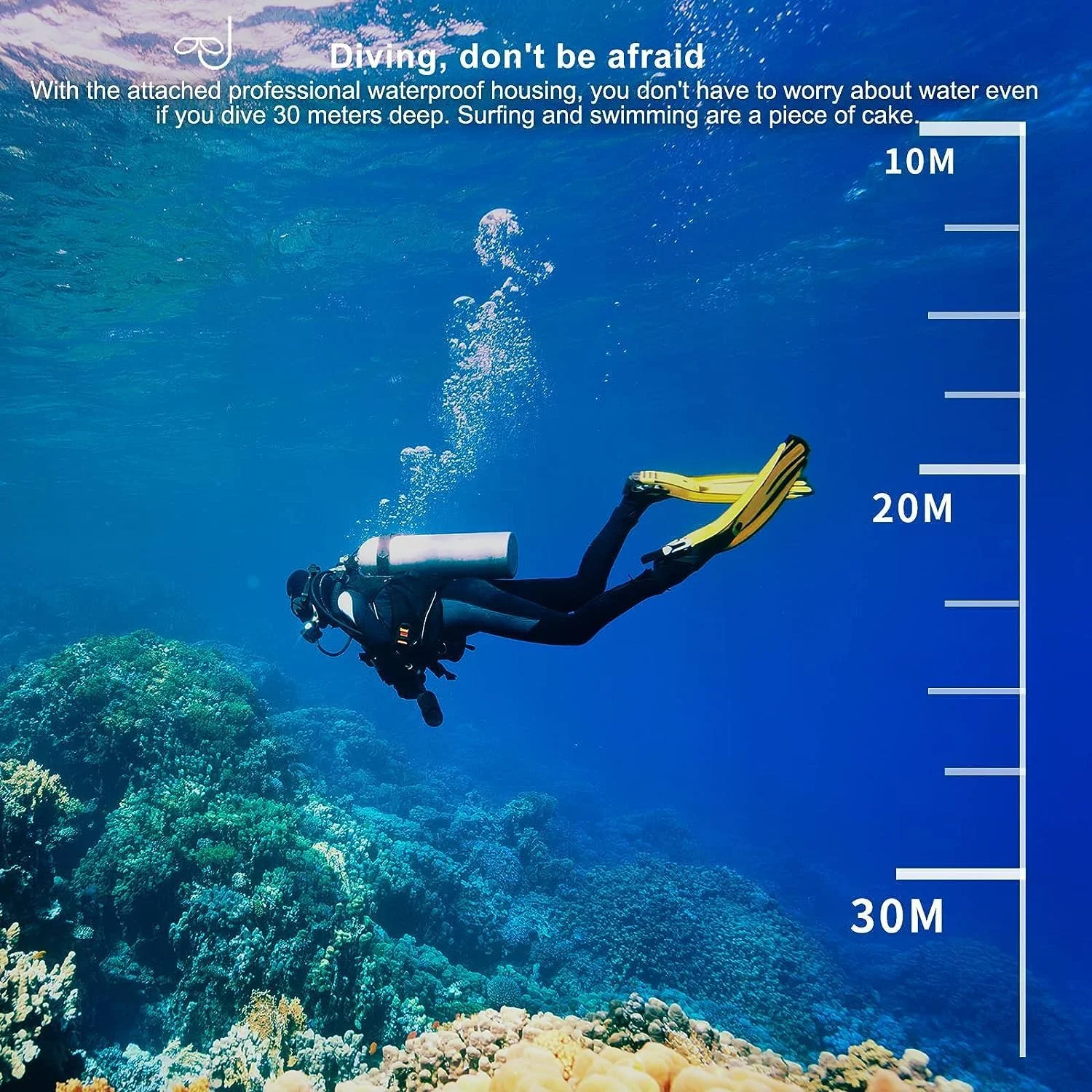 دوربین اکشن SJCAM SJ6 PRO با دو صفحه نمایش | 4K60fps/24MP | ژیروسکوپ 6 محوره | زاویه فوق عریض 165 درجه | صفحه نمایش عمودی 9:16 | زوم 8 برابر | تایم لپس، ویدیو آهسته، حالت خودرو، عکاسی با فاصله زمانی | مشکی