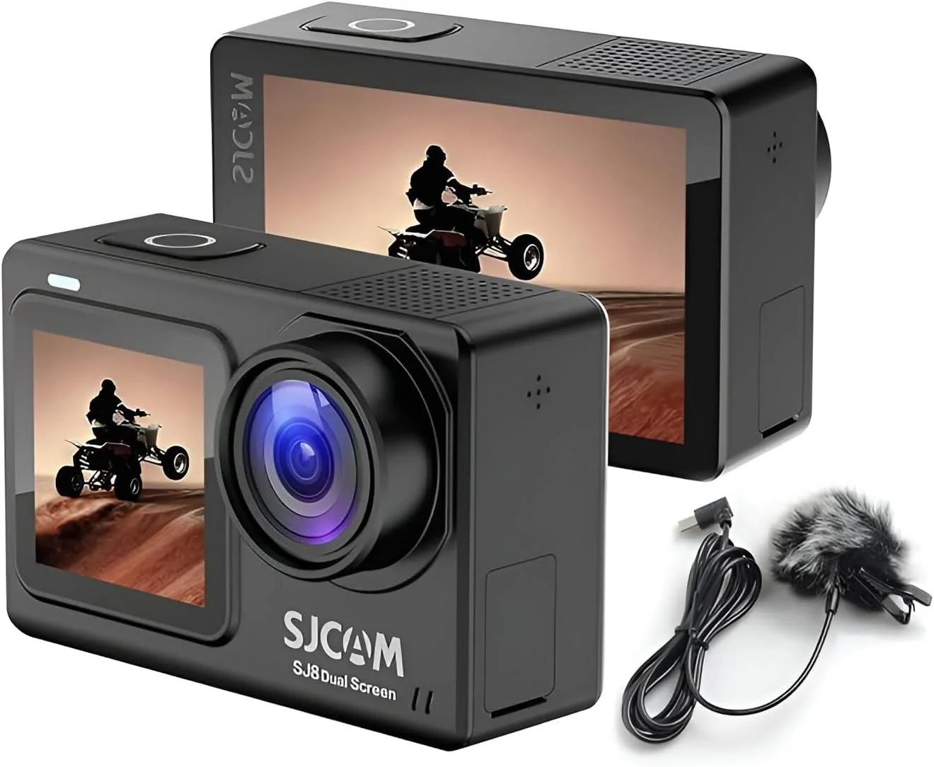 کیت دوربین اکشن SJCAM SJ8 با دو صفحه نمایش 4K/30fps | صفحه نمایش لمسی دوگانه 2.33 اینچی 16 مگاپیکسلی، زاویه دید عریض 140 درجه | ضد آب تا 30 متر، دید در شب فوق العاده با میکروفون، 2+1 باتری، شارژر، کارت SD 32 گیگابایتی و کیت لوازم جانبی کیت دوربین اکشن SJCAM SJ8 با دو صفحه نمایش 4K/30fps | صفحه نمایش لمسی دوگانه 2.33 اینچی 16 مگاپیکسلی، زاویه دید عریض 140 درجه | ضد آب تا 30 متر، دید در شب فوق العاده با میکروفون، 2+1 باتری، شارژر، کارت SD 32 گیگابایتی و کیت لوازم جانبی