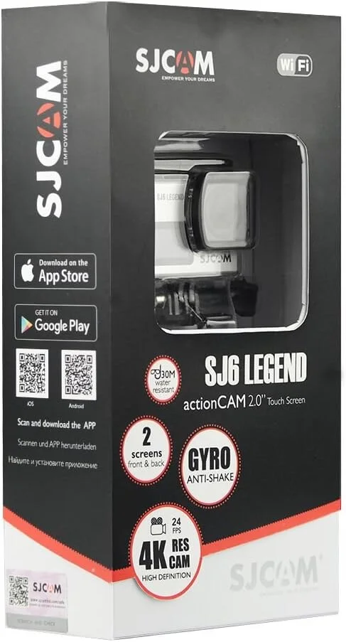 دوربین اکشن SJCam SJ6 Legend - 16 مگاپیکسل، 4K، مشکی