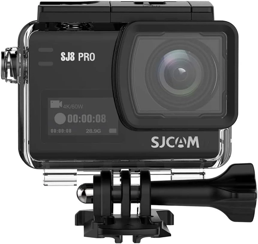 دوربین اکشن SJCAM SJ8 با دو صفحه نمایش 4K30، ضد آب تا عمق 40 متری، صفحه لمسی، کنترل از راه دور، پشتیبانی از میکروفون خارجی