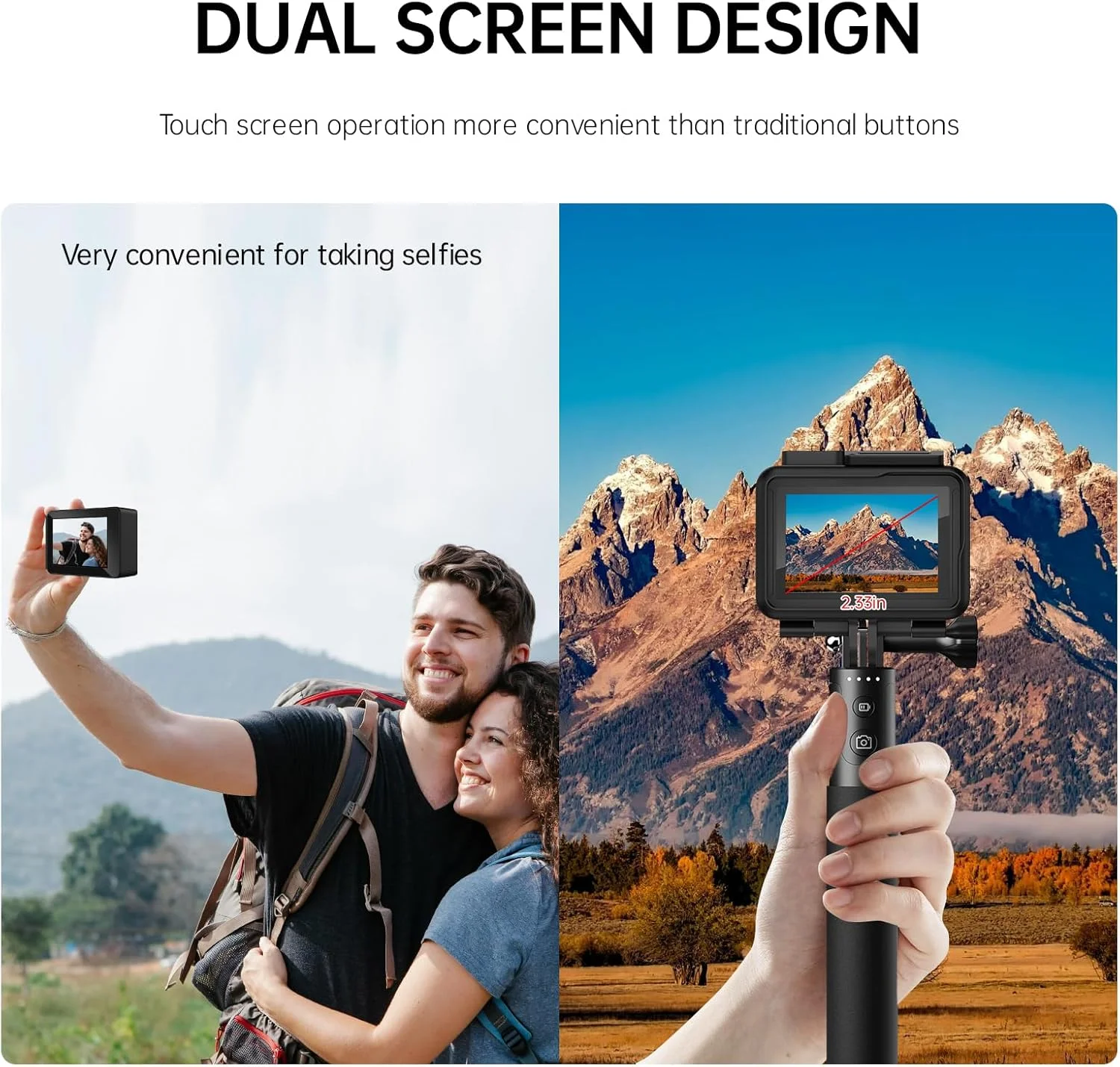 دوربین اکشن SJCAM SJ10 PRO با صفحه نمایش دوگانه 4K/60fps | صفحه نمایش دوگانه 2.33 اینچی + 1.3 اینچی | تثبیت کننده ژیروسکوپی | ضد آب تا عمق 30 متری با کیس ضد آب | ضبط با کیفیت بالا | لنزهای شیشه ای 7 لایه | مشکی دوربین اکشن SJCAM SJ10 PRO با صفحه نمایش دوگانه 4K/60fps | صفحه نمایش دوگانه 2.33 اینچی + 1.3 اینچی | تثبیت کننده ژیروسکوپی | ضد آب تا عمق 30 متری با کیس ضد آب | ضبط با کیفیت بالا | لنزهای شیشه ای 7 لایه | مشکی