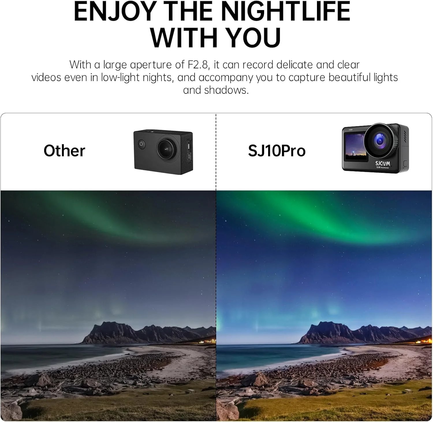 دوربین اکشن SJCAM SJ10 PRO با صفحه نمایش دوگانه 4K/60fps | صفحه نمایش دوگانه 2.33 اینچی + 1.3 اینچی | تثبیت کننده ژیروسکوپی | ضد آب تا عمق 30 متری با کیس ضد آب | ضبط با کیفیت بالا | لنزهای شیشه ای 7 لایه | مشکی دوربین اکشن SJCAM SJ10 PRO با صفحه نمایش دوگانه 4K/60fps | صفحه نمایش دوگانه 2.33 اینچی + 1.3 اینچی | تثبیت کننده ژیروسکوپی | ضد آب تا عمق 30 متری با کیس ضد آب | ضبط با کیفیت بالا | لنزهای شیشه ای 7 لایه | مشکی