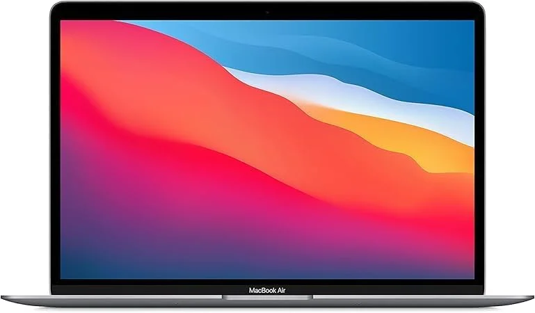 اپل 2020 مک‌بوک ایر | تراشه اپل M1، نمایشگر رتینا 13 اینچی، 8 گیگابایت رم، 256 گیگابایت حافظه SSD، کیبورد با نور پس‌زمینه | گارانتی اپل تا 25 ژانویه 2026 معتبر است | خاکستری فضایی؛ انگلیسی/عربی | سیستم عامل مک (جعبه باز)