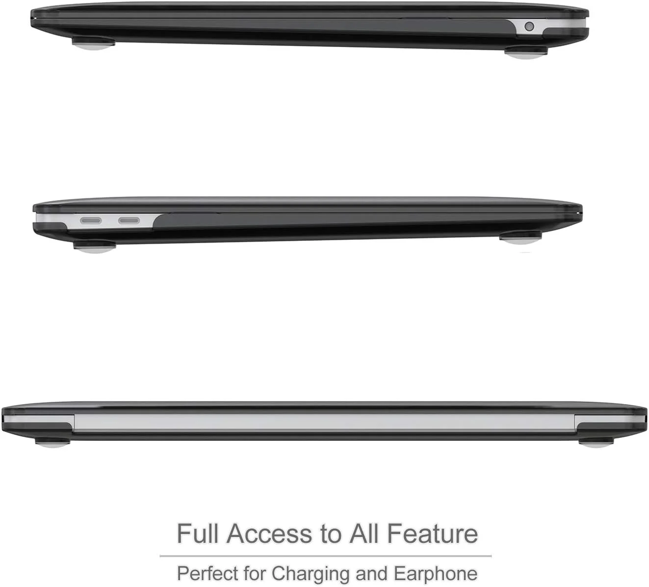 کاور پروکیس MacBook Air 13 اینچ مدل های 2021 2020 2019 2018 A2337 M1 A2179 A1932، کاور هارد شل برای MacBook Air 13 اینچی مدل A2237 A2179 A1932 به همراه روکش کیبورد - مشکی کاور پروکیس MacBook Air 13 اینچ مدل های 2021 2020 2019 2018 A2337 M1 A2179 A1932، کاور هارد شل برای MacBook Air 13 اینچی مدل A2237 A2179 A1932 به همراه روکش کیبورد - مشکی