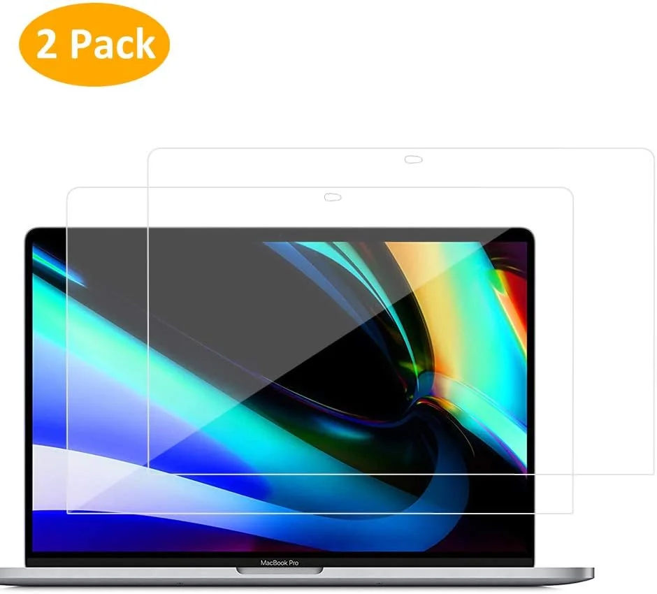 محافظ صفحه نمایش ProElife بسته 2 عددی برای مک بوک ایر 13 اینچی 2018-2020 (مدل A1932/A2179/A2337 تراشه M1) و مک بوک پرو 13 اینچی 2016-2020 (مدل A2289/A2251/A2159/A1706/A1989/A2338 تراشه M1) (شفاف)