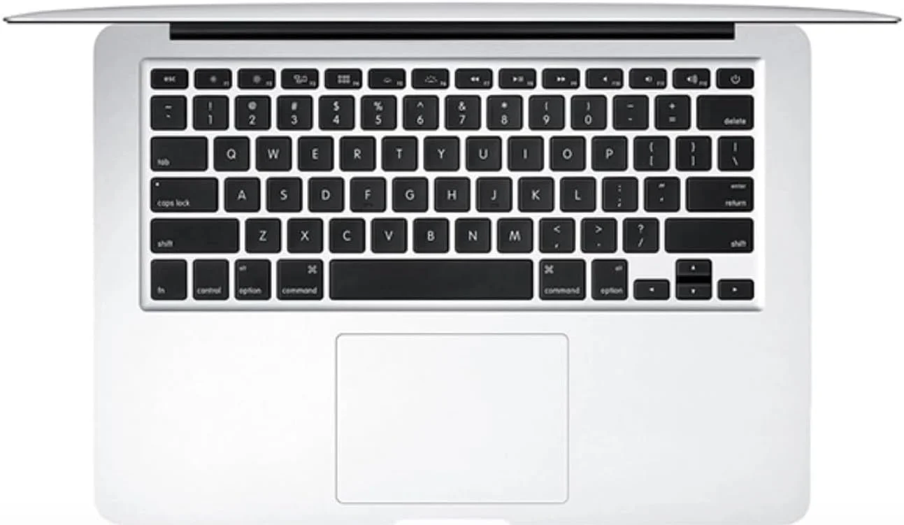 مک بوک ایر A1466 (2017) بازسازی شده - صفحه نمایش 13 اینچی - پردازنده Intel Core i5 - رم 8 گیگابایت - حافظه SSD 256 گیگابایت - سیستم عامل نقره ای mac OS - باریک و سبک - همراه با شارژر اصلی