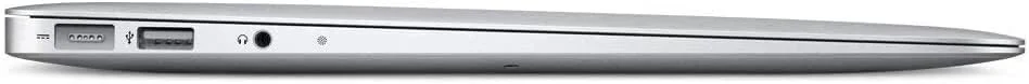مک بوک ایر A1466 (2017) بازسازی شده - صفحه نمایش 13 اینچی - پردازنده Intel Core i5 - رم 8 گیگابایت - حافظه SSD 256 گیگابایت - سیستم عامل نقره ای mac OS - باریک و سبک - همراه با شارژر اصلی