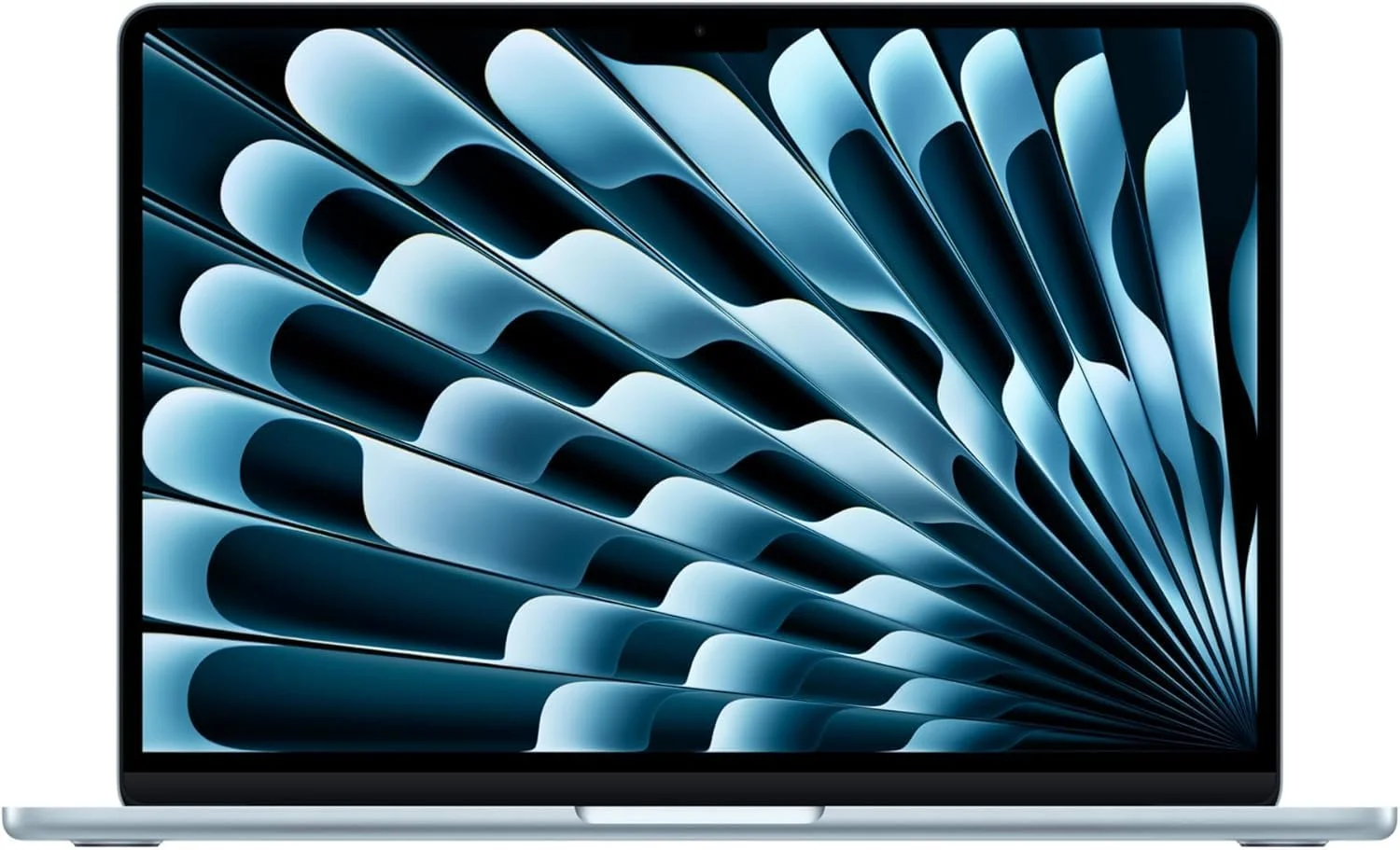 اپل مک بوک ایر 2025 (13 اینچی، تراشه Apple M4 با پردازنده مرکزی 10 هسته ای و پردازنده گرافیکی 8 هسته ای، 16 گیگابایت حافظه یکپارچه، 256 گیگابایت) - آبی آسمانی; انگلیسی