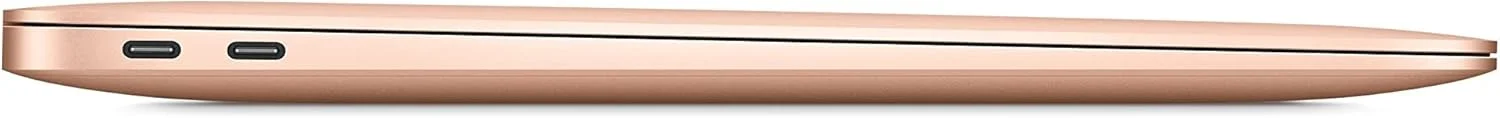 لپ تاپ MacBook Air 2020 اپل (بازسازی شده): تراشه M1، نمایشگر رتینا 13 اینچی، 8 گیگابایت رم، 256 گیگابایت حافظه SSD، صفحه کلید با نور پس زمینه، دوربین FaceTime HD، Touch ID. سازگار با iPhone/iPad; طلایی; عربی/انگلیسی لپ تاپ MacBook Air 2020 اپل (بازسازی شده): تراشه M1، نمایشگر رتینا 13 اینچی، 8 گیگابایت رم، 256 گیگابایت حافظه SSD، صفحه کلید با نور پس زمینه، دوربین FaceTime HD، Touch ID. سازگار با iPhone/iPad; طلایی; عربی/انگلیسی