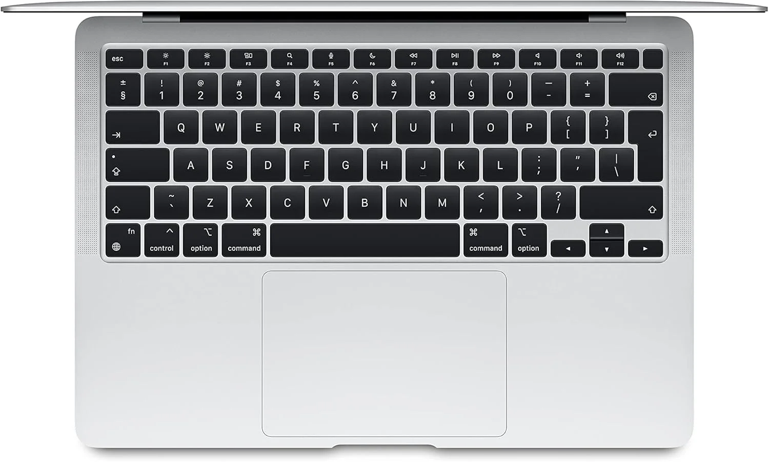 لپ تاپ MacBook Air 2020 اپل (بازسازی شده): تراشه M1، نمایشگر رتینا 13 اینچی، 8 گیگابایت رم، 512 گیگابایت حافظه SSD، صفحه کلید با نور پس زمینه، دوربین FaceTime HD، Touch ID. سازگار با آیفون/آیپد; نقره ای; انگلیسی لپ تاپ MacBook Air 2020 اپل (بازسازی شده): تراشه M1، نمایشگر رتینا 13 اینچی، 8 گیگابایت رم، 512 گیگابایت حافظه SSD، صفحه کلید با نور پس زمینه، دوربین FaceTime HD، Touch ID. سازگار با آیفون/آیپد; نقره ای; انگلیسی
