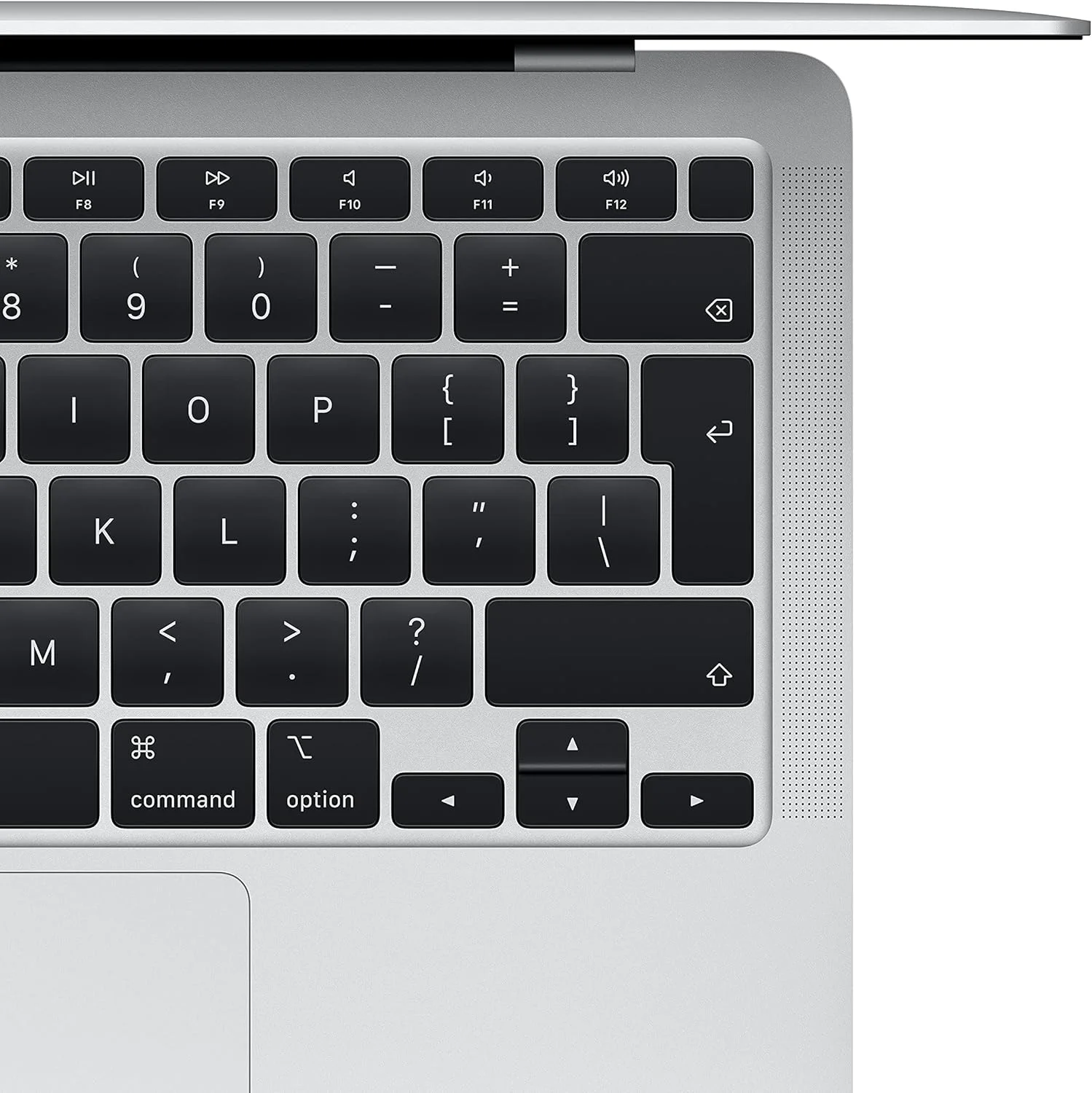 لپ تاپ MacBook Air 2020 اپل (بازسازی شده): تراشه M1، نمایشگر رتینا 13 اینچی، 8 گیگابایت رم، 512 گیگابایت حافظه SSD، صفحه کلید با نور پس زمینه، دوربین FaceTime HD، Touch ID. سازگار با آیفون/آیپد; نقره ای; انگلیسی لپ تاپ MacBook Air 2020 اپل (بازسازی شده): تراشه M1، نمایشگر رتینا 13 اینچی، 8 گیگابایت رم، 512 گیگابایت حافظه SSD، صفحه کلید با نور پس زمینه، دوربین FaceTime HD، Touch ID. سازگار با آیفون/آیپد; نقره ای; انگلیسی