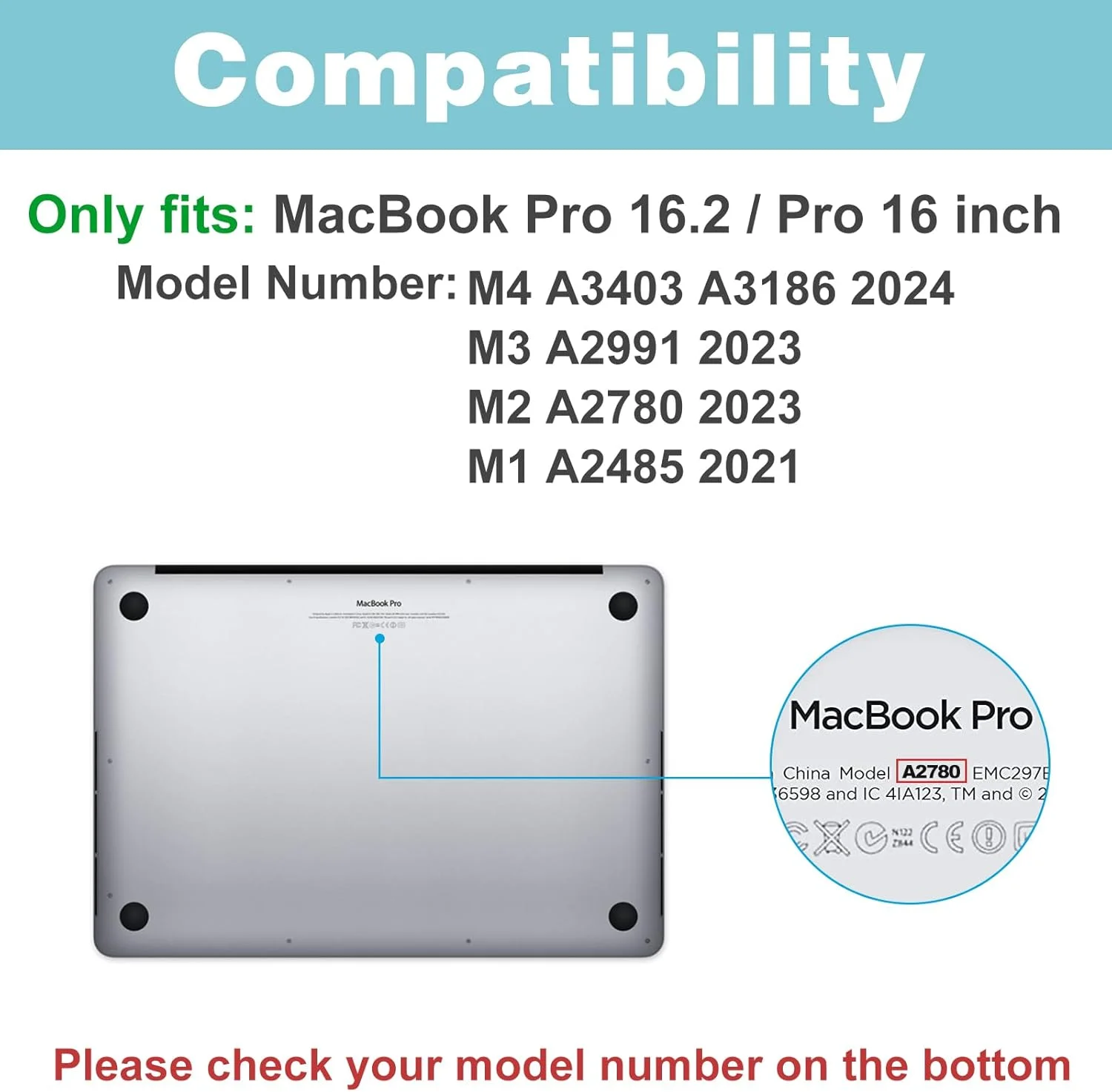 قاب محافظ شفاف ProCase برای مک بوک پرو 16.2 اینچ 2024 (M4 A3403 A3186)/ پرو 16 2023 2022 2021 (M3 A2991 /M2 A2780 /M1 A2485)، کاور ضد ضربه هارد شل برای مک بوک پرو 16 اینچ - شفاف
