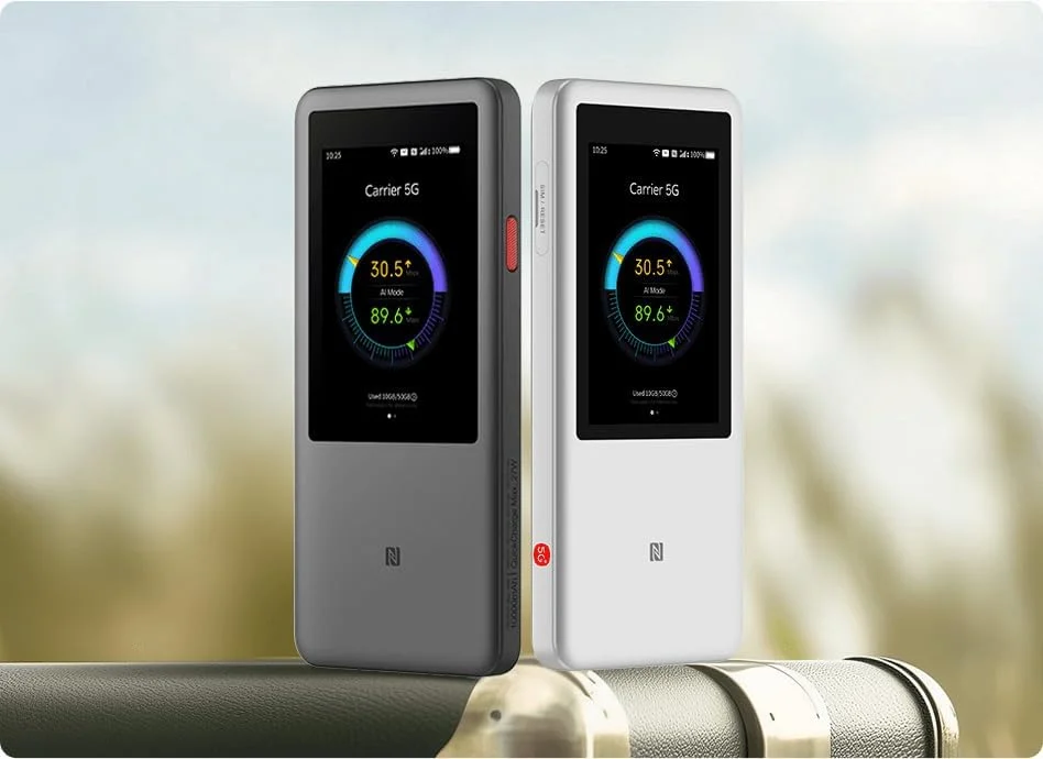 مودم همراه 5G زد تی ای U60 Pro، وای فای 7، سرعت دانلود 4.29 گیگابیت بر ثانیه، اسنپدراگون X75، باتری 10000 میلی آمپر ساعت، پشتیبانی از 64 دستگاه، صفحه نمایش لمسی 3.5 اینچی، NFC، مجهز به هوش مصنوعی
