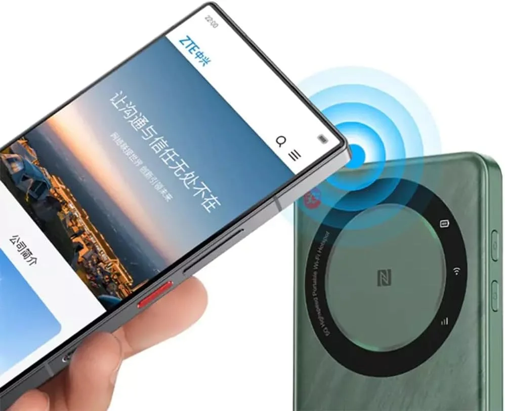 مودم روتر وای فای جیبی 5G ZTE U30 Air نسخه گلوبال - سبز