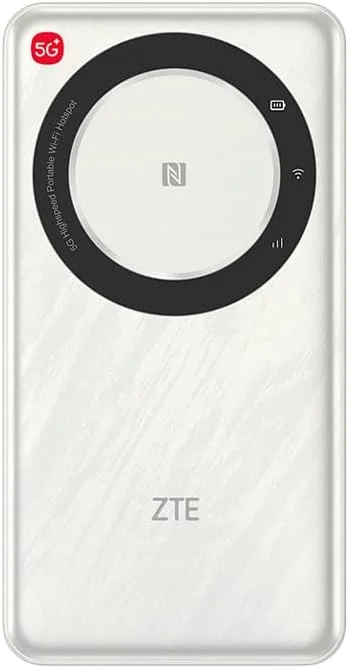 روتر وای فای جیبی 5G ZTE U30AIR - اتصال پرسرعت 5G، وای فای دو بانده، استریمینگ و گیمینگ روان، راه اندازی آسان، قابل حمل، پشتیبانی از چندین دستگاه