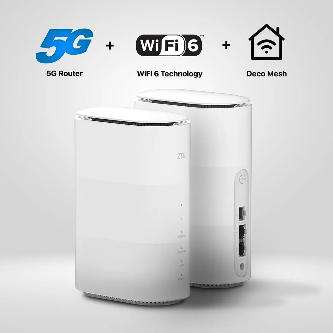 مودم روتر بی سیم 5G AX3000 WiFi6 زد تی ای G5B - آنلاک شده، طراحی ممتاز با مصرف انرژی پایین، بدون نیاز به پیکربندی، کنترل والدین، مدیریت آسان مودم روتر بی سیم 5G AX3000 WiFi6 زد تی ای G5B - آنلاک شده، طراحی ممتاز با مصرف انرژی پایین، بدون نیاز به پیکربندی، کنترل والدین، مدیریت آسان