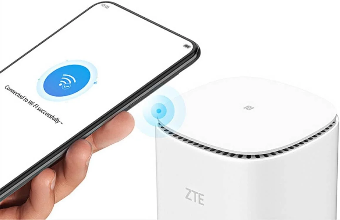 روتر CPE داخلی 5G ZTE مدل MC8020، روتر WiFi 6 با سرعت 5400 مگابیت بر ثانیه با اسلات سیم کارت NFC، نسل سوم، پشتیبانی از 128 دستگاه روتر CPE داخلی 5G ZTE مدل MC8020، روتر WiFi 6 با سرعت 5400 مگابیت بر ثانیه با اسلات سیم کارت NFC، نسل سوم، پشتیبانی از 128 دستگاه
