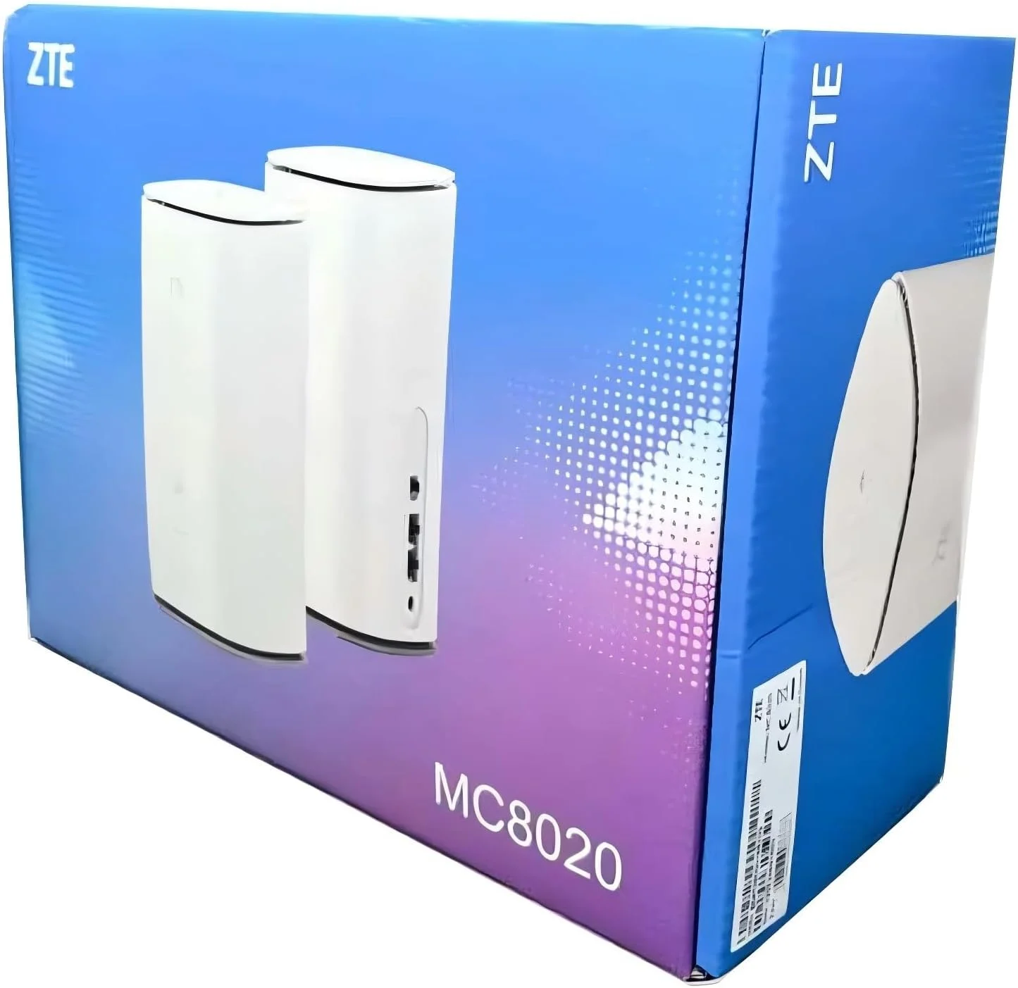 روتر CPE داخلی 5G ZTE مدل MC8020، روتر WiFi 6 با سرعت 5400 مگابیت بر ثانیه با اسلات سیم کارت NFC، نسل سوم، پشتیبانی از 128 دستگاه روتر CPE داخلی 5G ZTE مدل MC8020، روتر WiFi 6 با سرعت 5400 مگابیت بر ثانیه با اسلات سیم کارت NFC، نسل سوم، پشتیبانی از 128 دستگاه