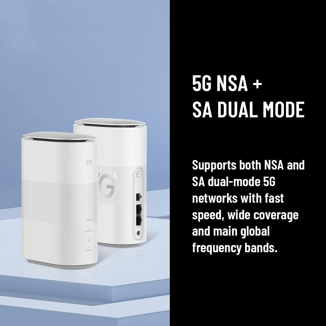 مودم روتر خانگی 5G ZTE MC888، آنلاک شده، وای فای 6 پرسرعت، تا 3.8 گیگابیت بر ثانیه، طراحی ممتاز با مصرف برق پایین، دوشاخه UK + گارانتی UK (سفید) مودم روتر خانگی 5G ZTE MC888، آنلاک شده، وای فای 6 پرسرعت، تا 3.8 گیگابیت بر ثانیه، طراحی ممتاز با مصرف برق پایین، دوشاخه UK + گارانتی UK (سفید)