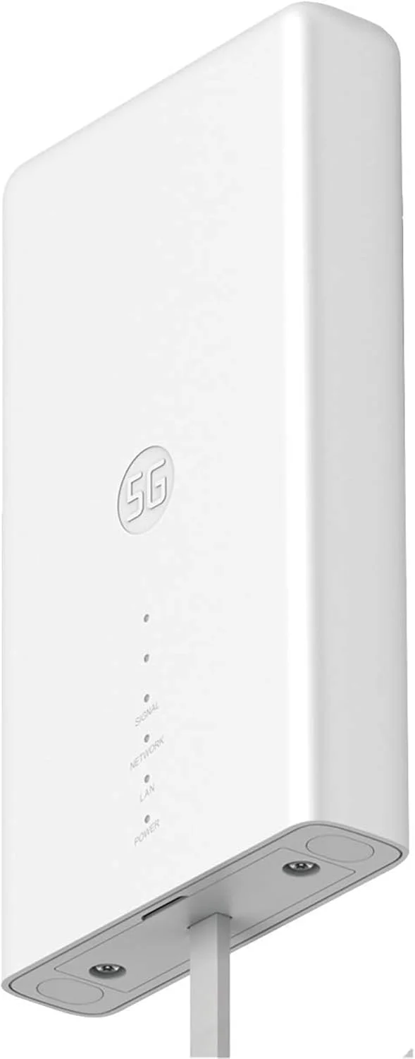 روتر 5G زد تی ای MC7010 - وای فای دو/سه بانده ضد آب و مناسب فضای باز، اترنت 2.5 گیگابیتی، پشتیبانی از 128 کاربر، 5G Sub6G n1/28/n78/79/41 مگاهرتز، LTE Cat22 برای فضای باز